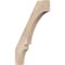 Ekena Millwork 3 1/2"W x 22"D x 34"H Balboa Smooth Knee Brace, Douglas Fir BRC04X22X34BOA00SDF - alternate 1